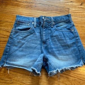 Madewell denim shorts, size 26